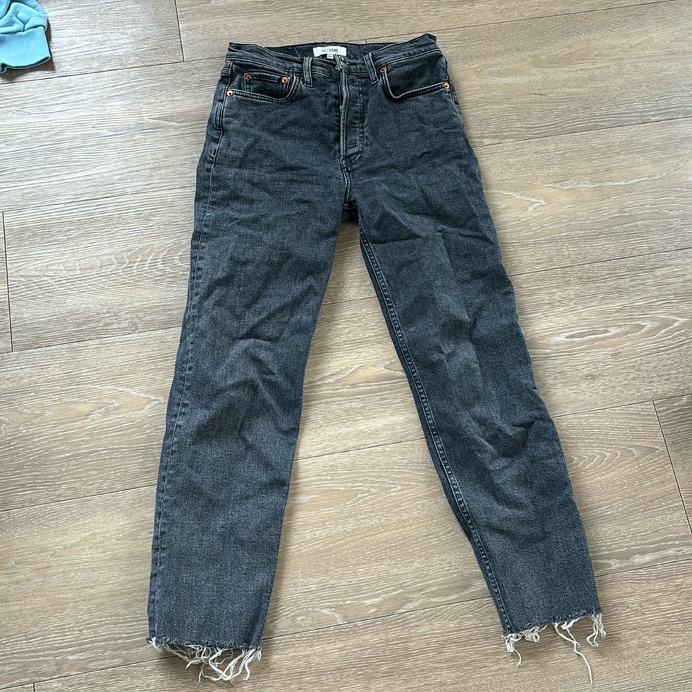RE/DONE BLACK JEANS SIZE 27